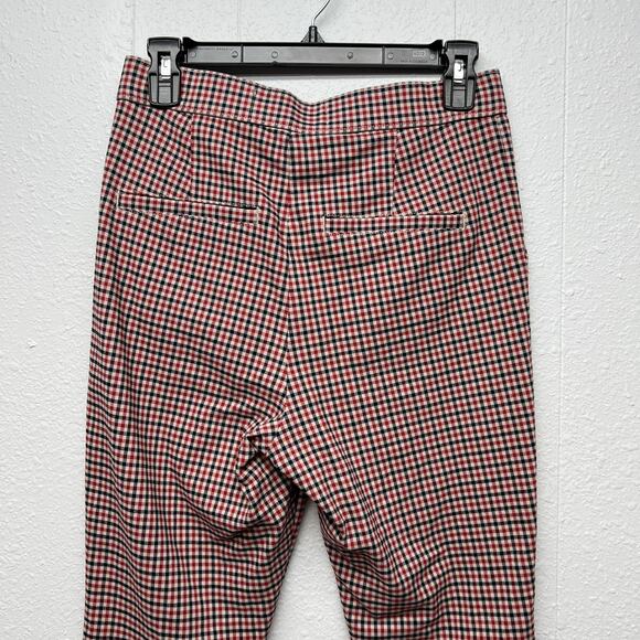 Hollister Gingham Ankle Pants Womens Medium Academia Office Career Workwear Chic - Picture 7 of 13